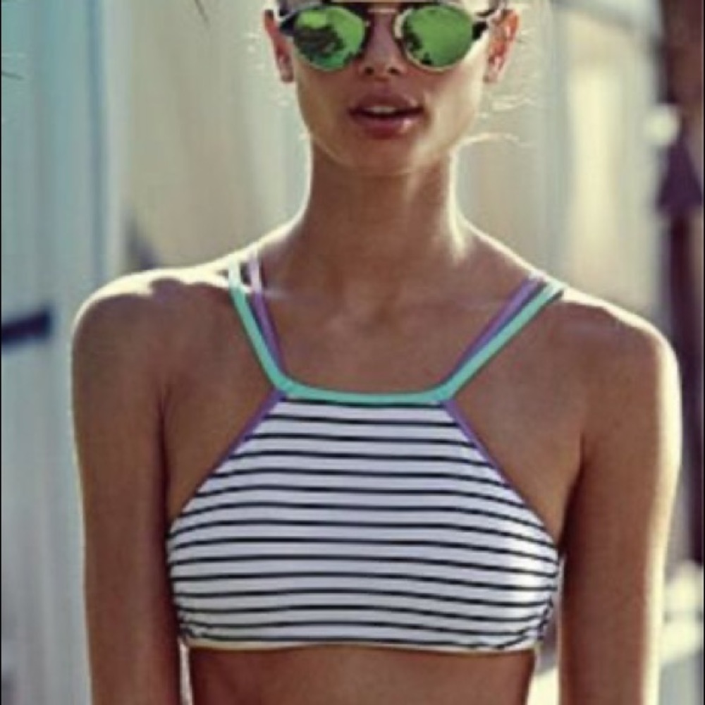 Victoria Secret Stripe Bikini Top